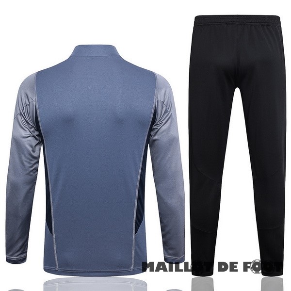 Foot Maillot Pas Cher Ensemble Complet Sudadera Entrainement Inter Miami 2023 2024 Gris Noir