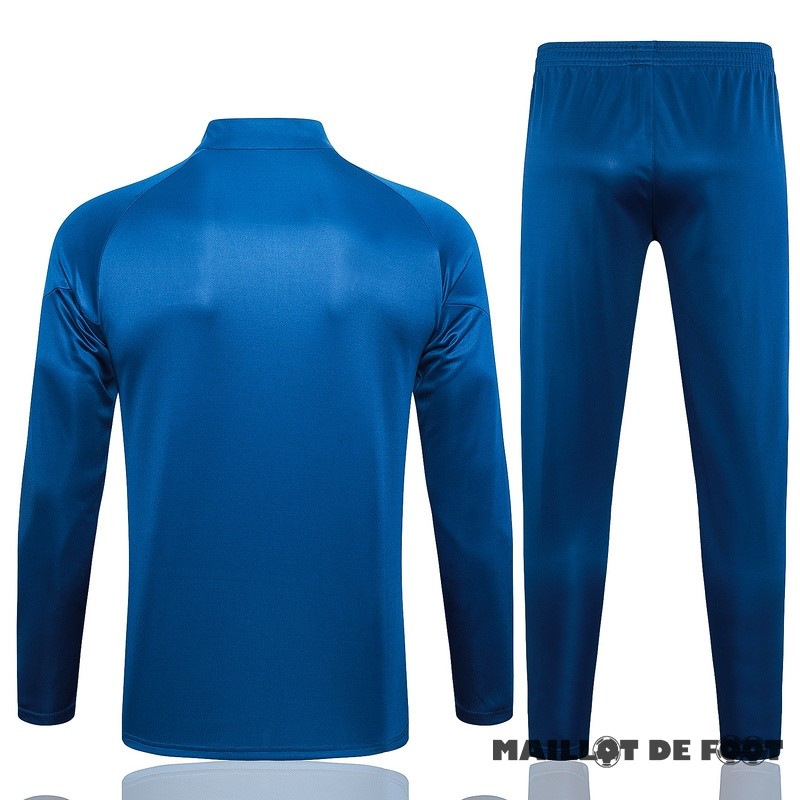 Foot Maillot Pas Cher Ensemble Complet Sudadera Entrainement Marsella 2023 2024 II Bleu