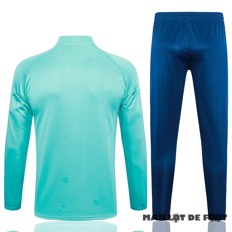 Foot Maillot Pas Cher Ensemble Complet Sudadera Entrainement Marsella 2023 2024 Vert Bleu