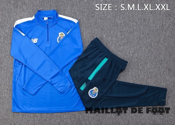 Foot Maillot Pas Cher Ensemble Complet Sudadera Entrainement Oporto 2023 2024 Bleu