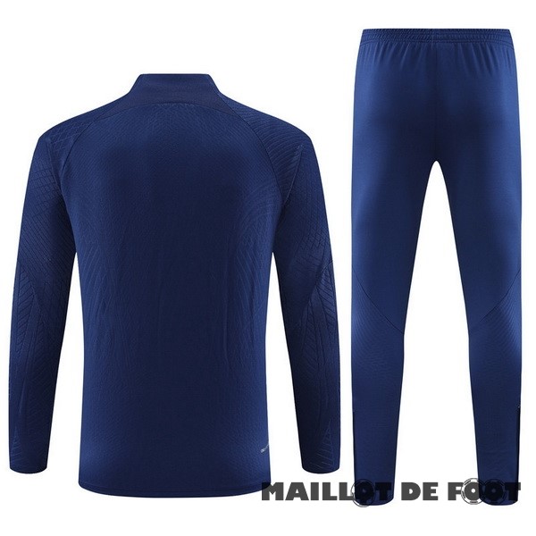 Foot Maillot Pas Cher Ensemble Complet Sudadera Joueurs Entrainement Portugal 2023 Bleu I Marine