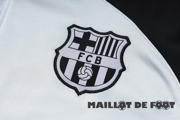 Foot Maillot Pas Cher Ensemble Complet Veste Con Capucha Barcelona 2023 2024 Noir Bleu