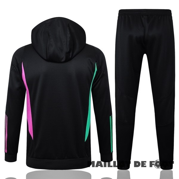 Foot Maillot Pas Cher Ensemble Complet Veste Con Capucha Enfant Bayern Múnich 2023 2024 Noir Purpura