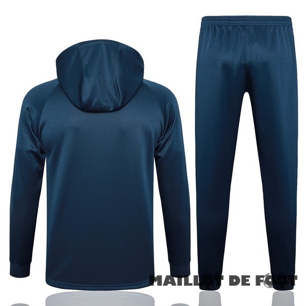 Foot Maillot Pas Cher Ensemble Complet Veste Con Capucha France 2023 Bleu Marine