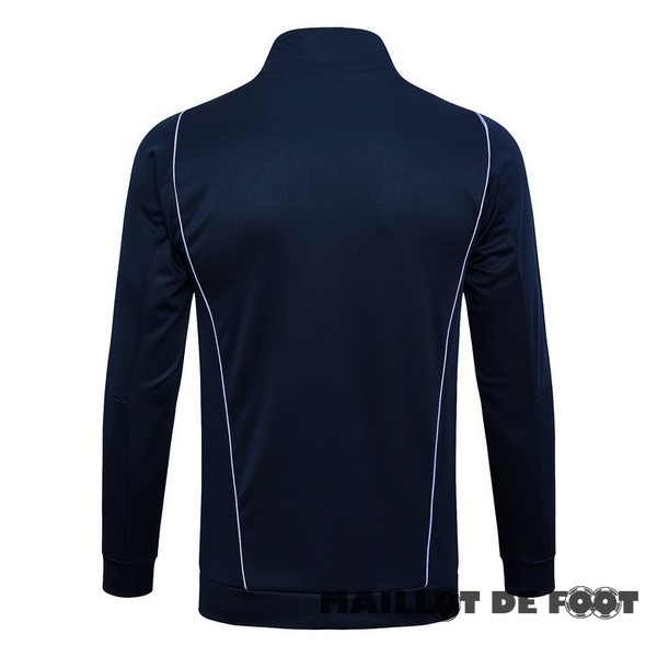 Foot Maillot Pas Cher Ensemble Complet longue fermeture éclair vêtements De Sport Cruzeiro 2023 2024 Bleu Marine