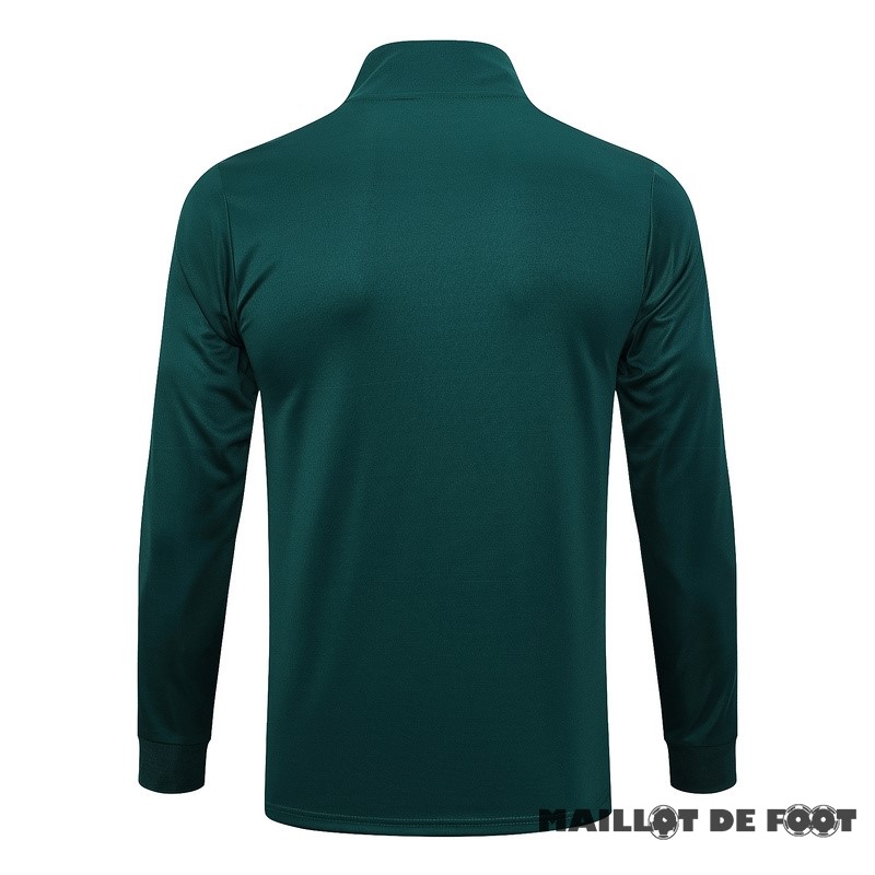 Foot Maillot Pas Cher Ensemble Complet longue fermeture éclair vêtements De Sport Mexique 2023 Vert