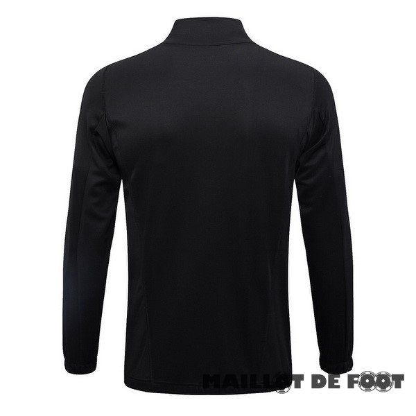 Foot Maillot Pas Cher Ensemble Complet longue fermeture éclair vêtements De Sport Real Madrid 2023 2024 Noir Purpura