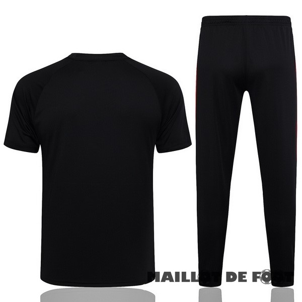 Foot Maillot Pas Cher Entrainement Ensemble Complet AC Milan 2023 2024 Rouge Noir