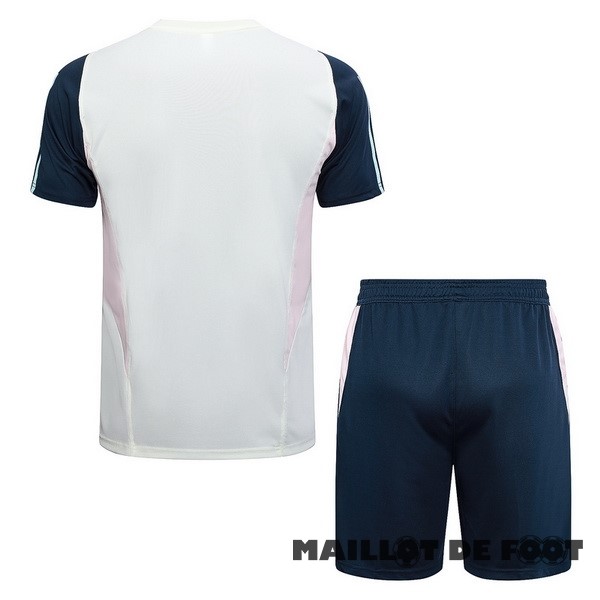 Foot Maillot Pas Cher Entrainement Ensemble Complet Ajax 2023 2024 Gris Bleu