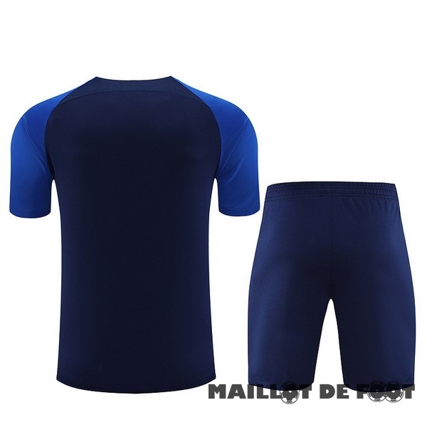 Foot Maillot Pas Cher Entrainement Ensemble Complet Al Nassr 2023 2024 Bleu
