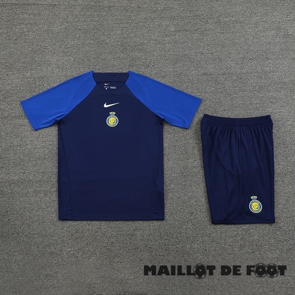 Foot Maillot Pas Cher Entrainement Ensemble Complet Al Nassr 2023 2024 Bleu