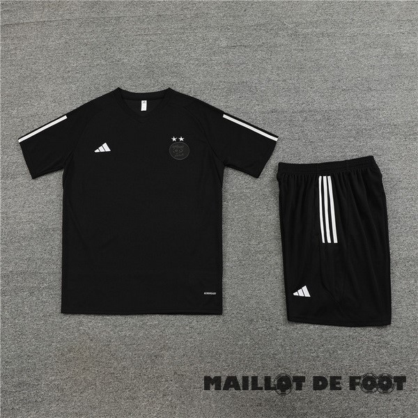 Foot Maillot Pas Cher Entrainement Ensemble Complet Algérie 2023 Noir