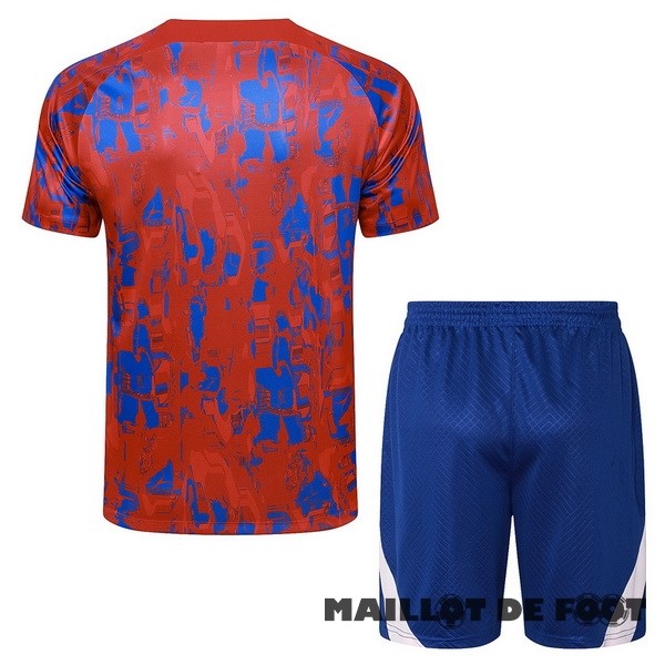 Foot Maillot Pas Cher Entrainement Ensemble Complet Atlético Madrid 2023 2024 Rouge I Bleu