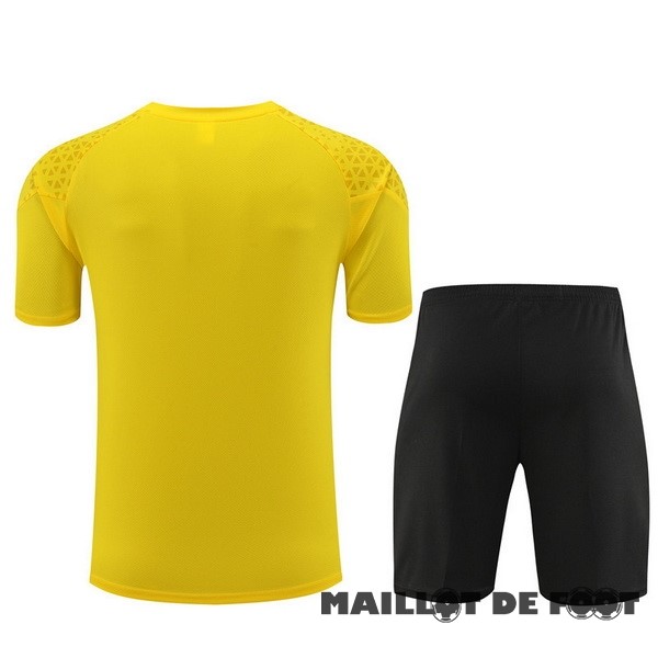 Foot Maillot Pas Cher Entrainement Ensemble Complet Borussia Dortmund 2023 2024 Jaune I Noir
