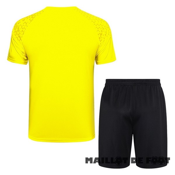 Foot Maillot Pas Cher Entrainement Ensemble Complet Borussia Dortmund 2023 2024 Jaune Noir Gris