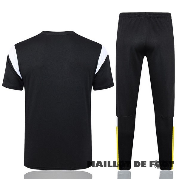 Foot Maillot Pas Cher Entrainement Ensemble Complet Borussia Dortmund 2023 2024 Noir Jaune Blanc