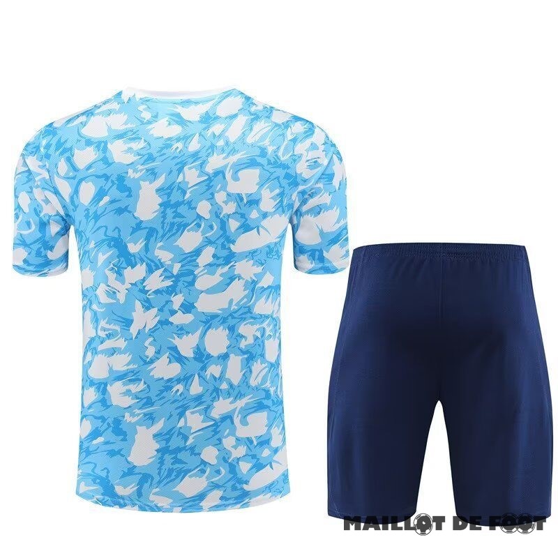 Foot Maillot Pas Cher Entrainement Ensemble Complet Enfant Ajax 2023 2024 Bleu