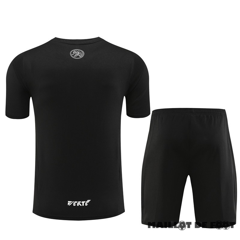 Foot Maillot Pas Cher Entrainement Ensemble Complet Enfant Algérie 2023 Noir