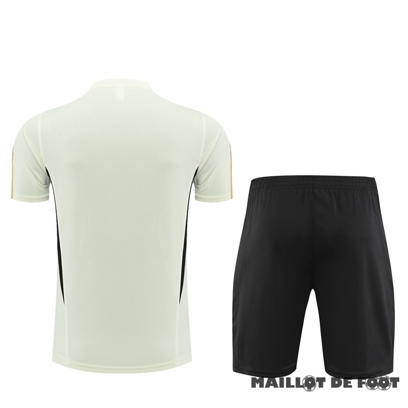 Foot Maillot Pas Cher Entrainement Ensemble Complet Enfant Allemagne 2023 Jaune I Noir