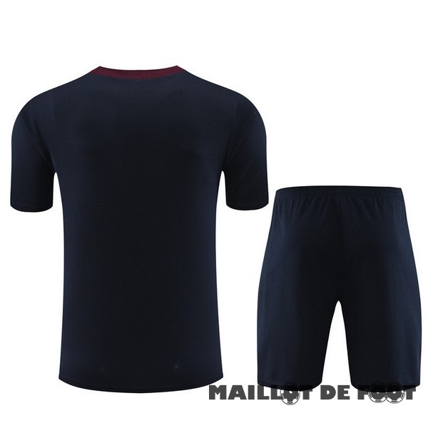 Foot Maillot Pas Cher Entrainement Ensemble Complet Enfant Angleterre 2023 Bleu Marine