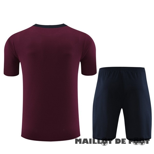 Foot Maillot Pas Cher Entrainement Ensemble Complet Enfant Angleterre 2023 Bordeaux