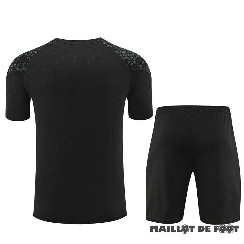 Foot Maillot Pas Cher Entrainement Ensemble Complet Enfant Borussia Dortmund 2023 2024 Noir