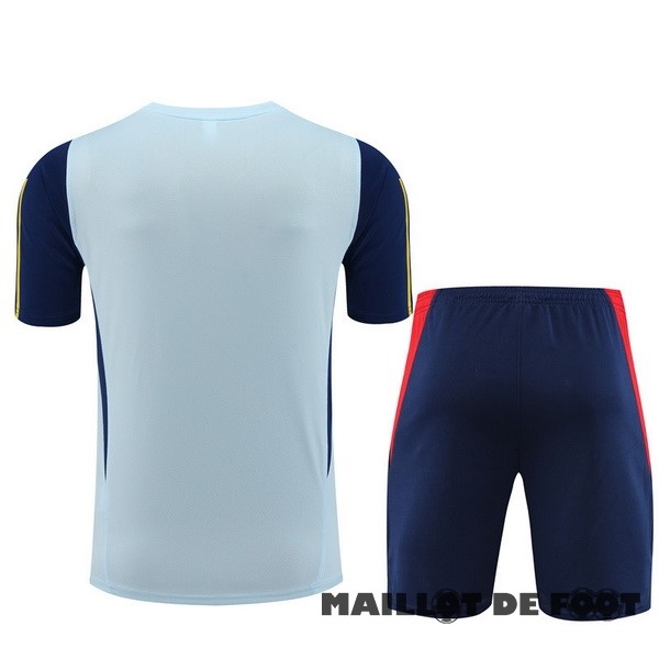 Foot Maillot Pas Cher Entrainement Ensemble Complet Enfant Espagne 2023 I Bleu