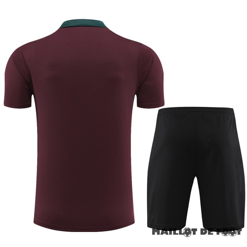 Foot Maillot Pas Cher Entrainement Ensemble Complet Enfant Paris Saint Germain 2023 2024 Bordeaux Noir