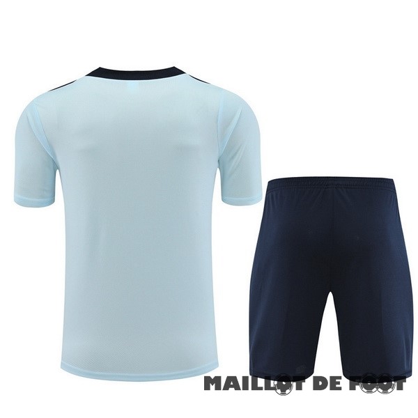 Foot Maillot Pas Cher Entrainement Ensemble Complet France 2024 Bleu