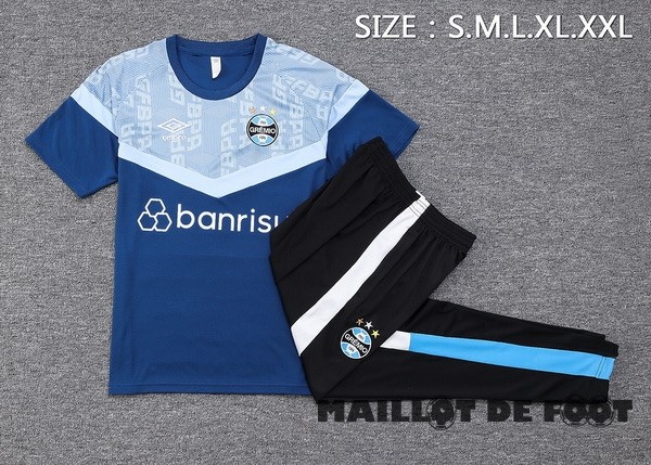 Foot Maillot Pas Cher Entrainement Ensemble Complet Grêmio 2023 2024 Bleu I Marine