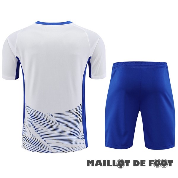 Foot Maillot Pas Cher Entrainement Ensemble Complet Inter Milán 2023 2024 Blanc Bleu