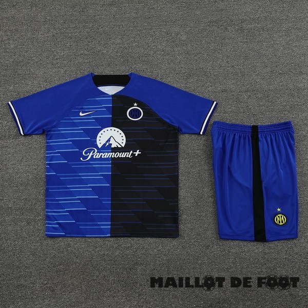 Foot Maillot Pas Cher Entrainement Ensemble Complet Inter Milán 2023 2024 Bleu