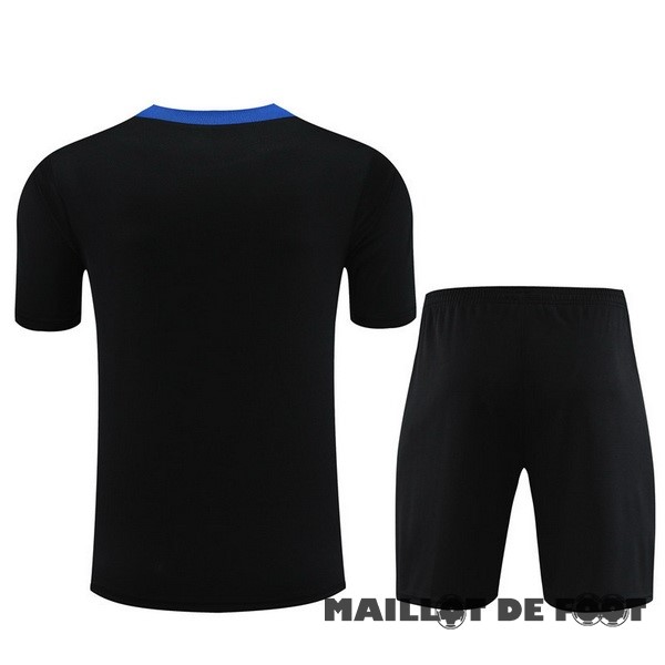 Foot Maillot Pas Cher Entrainement Ensemble Complet Inter Milán 2023 2024 Noir Bleu