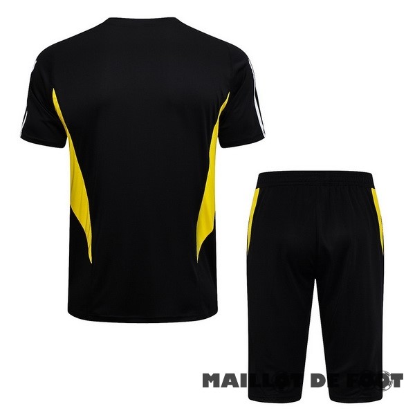 Foot Maillot Pas Cher Entrainement Ensemble Complet Juventus 2023 2024 Noir I Jaune