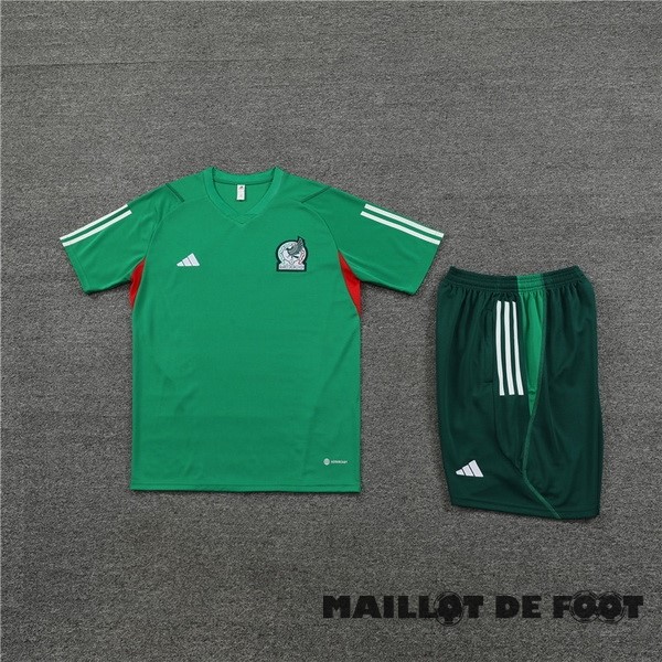 Foot Maillot Pas Cher Entrainement Ensemble Complet Mexique 2023 Vert