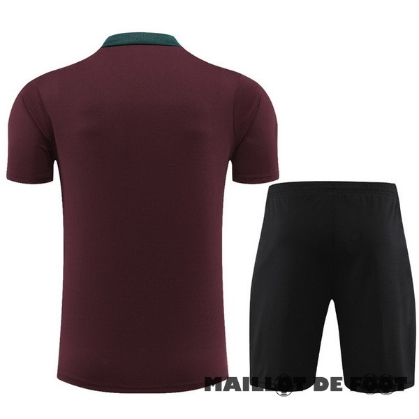 Foot Maillot Pas Cher Entrainement Ensemble Complet Paris Saint Germain 2023 2024 Bordeaux Noir