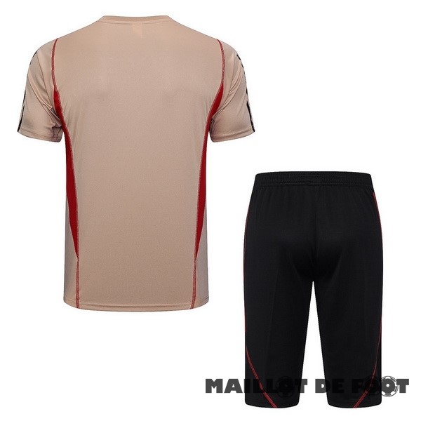 Foot Maillot Pas Cher Entrainement Ensemble Complet São Paulo 2023 2024 Jaune Orange Noir