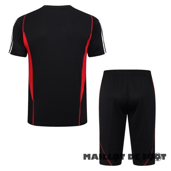 Foot Maillot Pas Cher Entrainement Ensemble Complet São Paulo 2023 2024 Noir II Rouge