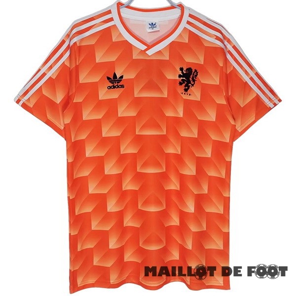 Foot Maillot Pas Cher Entrainement Maillot Pays Bas Retro 1988 Orange