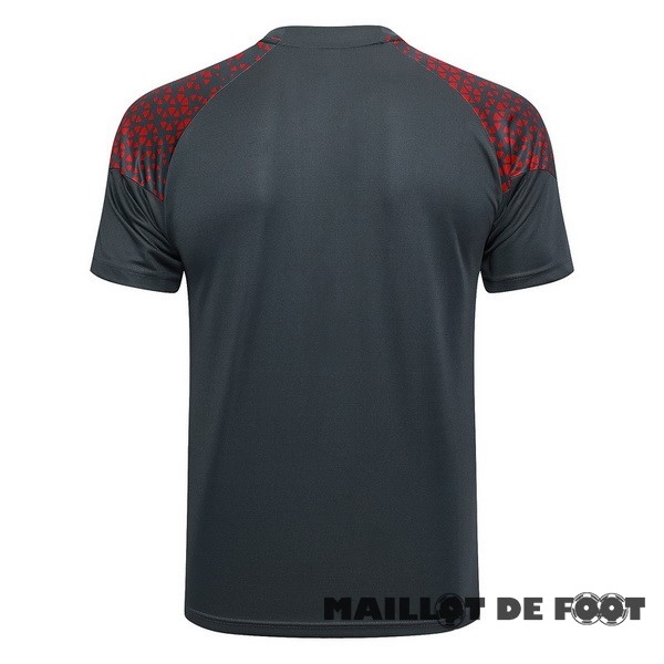 Foot Maillot Pas Cher Entrainement Manchester City 2023 2024 Rouge Gris