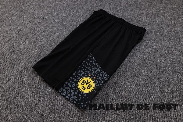 Foot Maillot Pas Cher Entrainement Pantalon Borussia Dortmund 2023 2024 Noir Gris