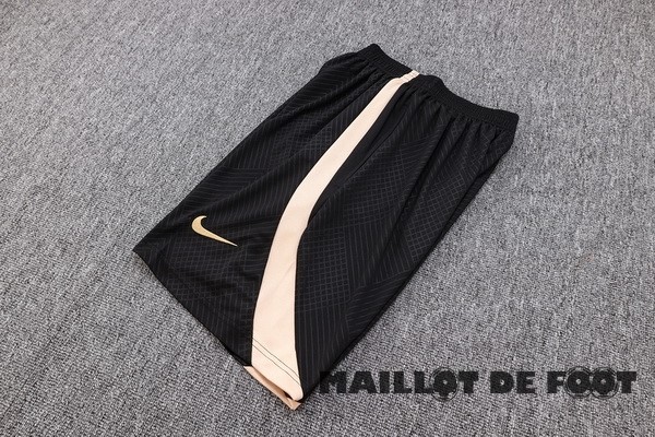 Foot Maillot Pas Cher Entrainement Pantalon Chelsea 2023 2024 Noir Blanc Jaune