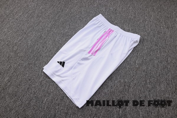 Foot Maillot Pas Cher Entrainement Pantalon Juventus 2023 2024 Blanc Rose