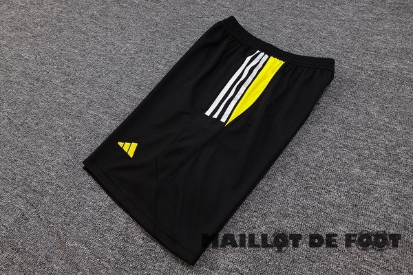 Foot Maillot Pas Cher Entrainement Pantalon Juventus 2023 2024 Noir Jaune