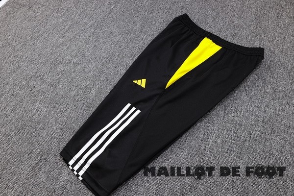 Foot Maillot Pas Cher Entrainement Pantalon Juventus 2023 2024 Noir Jaune
