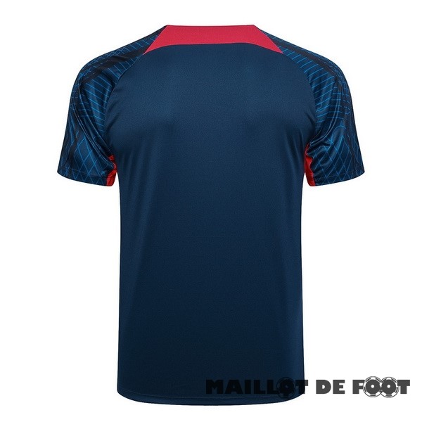 Foot Maillot Pas Cher Entrainement Paris Saint Germain 2023 2024 Bleu Marine Rouge