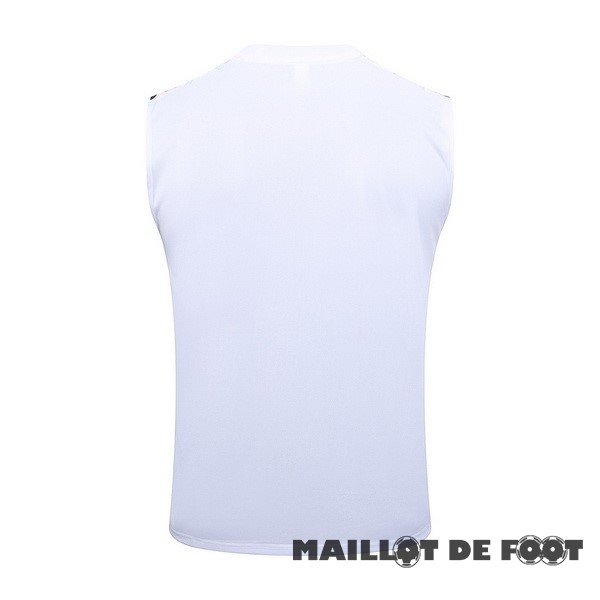 Foot Maillot Pas Cher Entrainement Sans Manches Ajax 2023 2024 Blanc