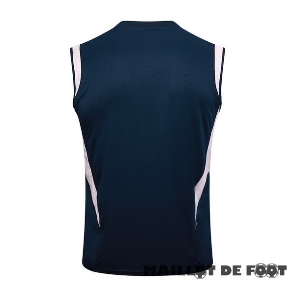 Foot Maillot Pas Cher Entrainement Sans Manches Ajax 2023 2024 Bleu Marine Rose