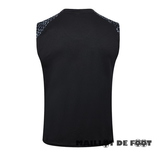 Foot Maillot Pas Cher Entrainement Sans Manches Borussia Dortmund 2023 2024 Noir Gris