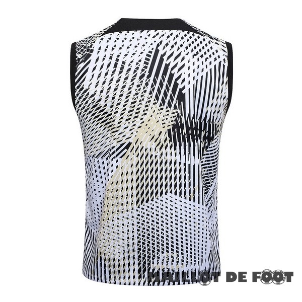 Foot Maillot Pas Cher Entrainement Sans Manches Chelsea 2023 2024 Jaune Blanc